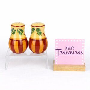 Gail Pittman Southern Living At Home SIENA 4 / 3 Hole Salt & Pepper Shaker Set